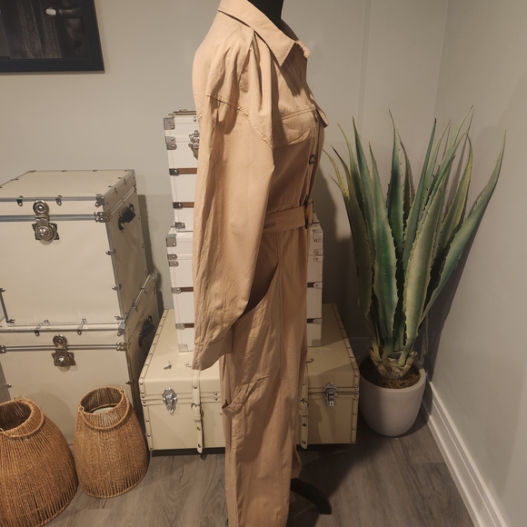 Zara Women's Tan Jumpsuit - Picture 14 of 14